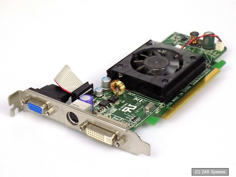 128MB DELL 0WX085 AD-RV610LE ASUS ATI Radeon HD2400 Pro DVI VGA TV-Out PCI-E x16
