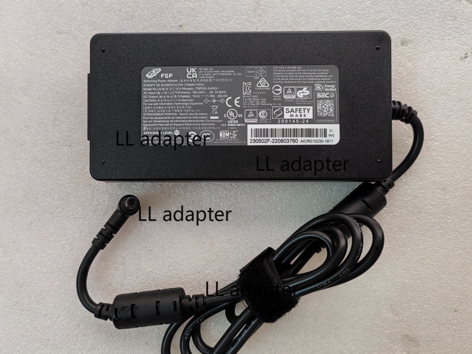 NEW Slim Genuine FSP 19.5V11.79A 230W FSP230-AJAS3-1 For Schenker XMG NEO 15-M19