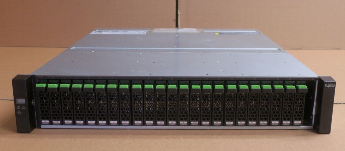 Fujitsu Eternus DX1/200 S3 2.5" DE Drive Enclosure + 23x 1.2TB 10K HDD 2x IOM12G