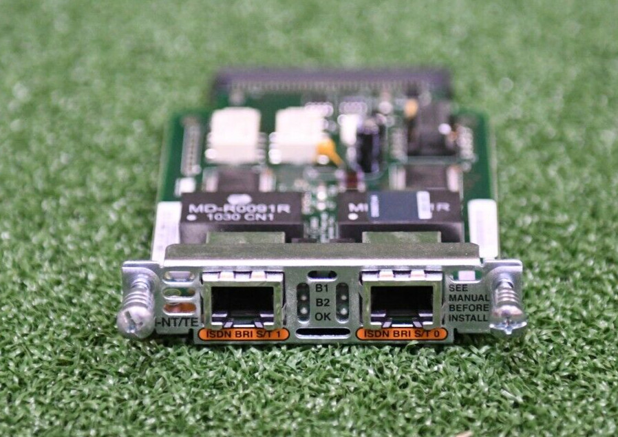 Cisco VIC2-2BRI-NT/TE 2 ports Voice Interface Module Card