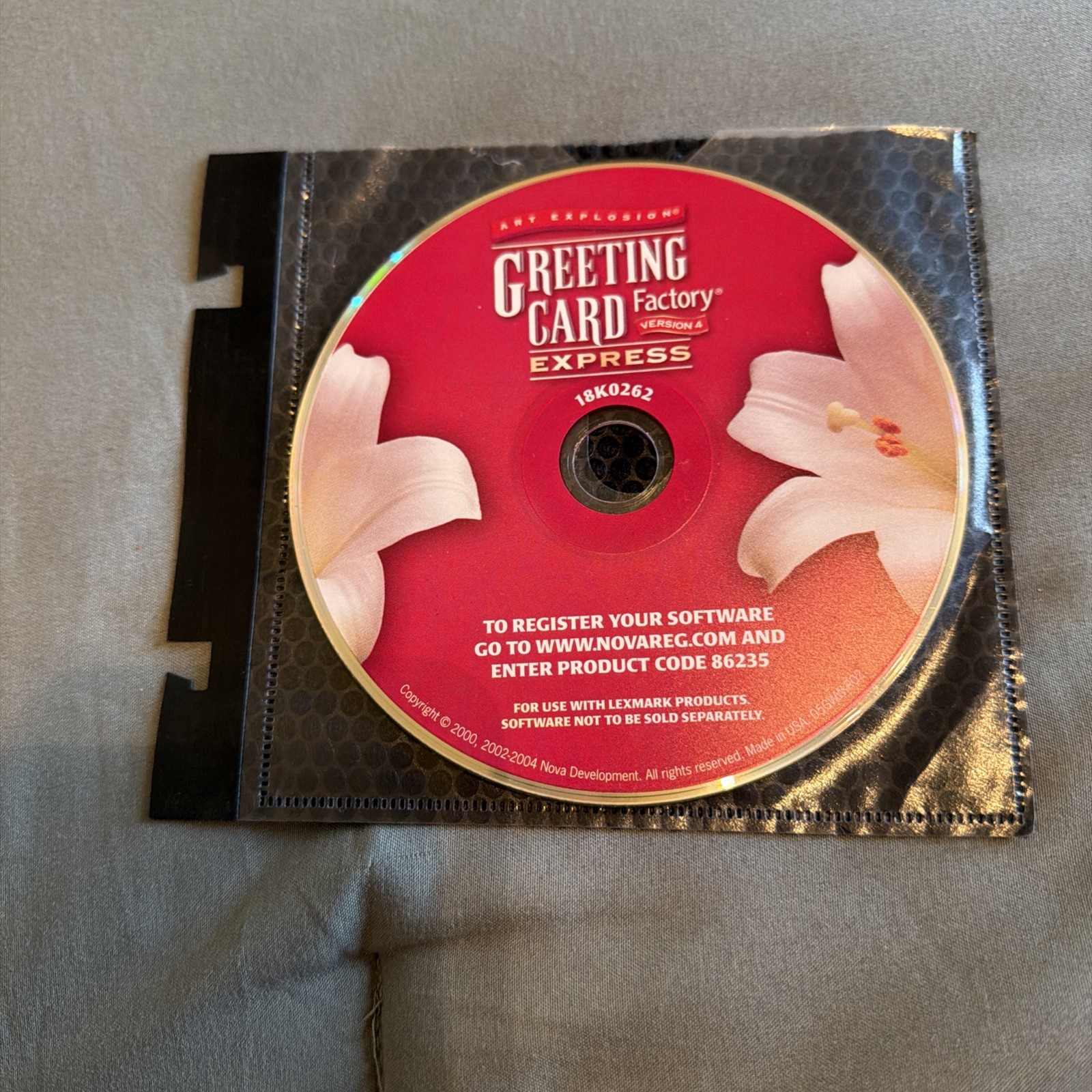 ⭐️⭐️⭐️⭐️⭐️ Art Explosion Greeting Card Factory Express Version 4 Disk Only