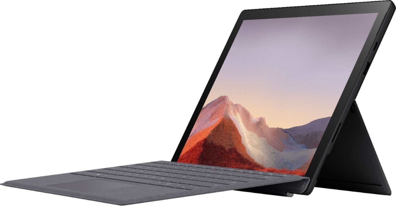 G Microsoft Surface Pro 7 1866 12.3" Intel i7-1065G7 16GB 256GB  Win11 -BLACK