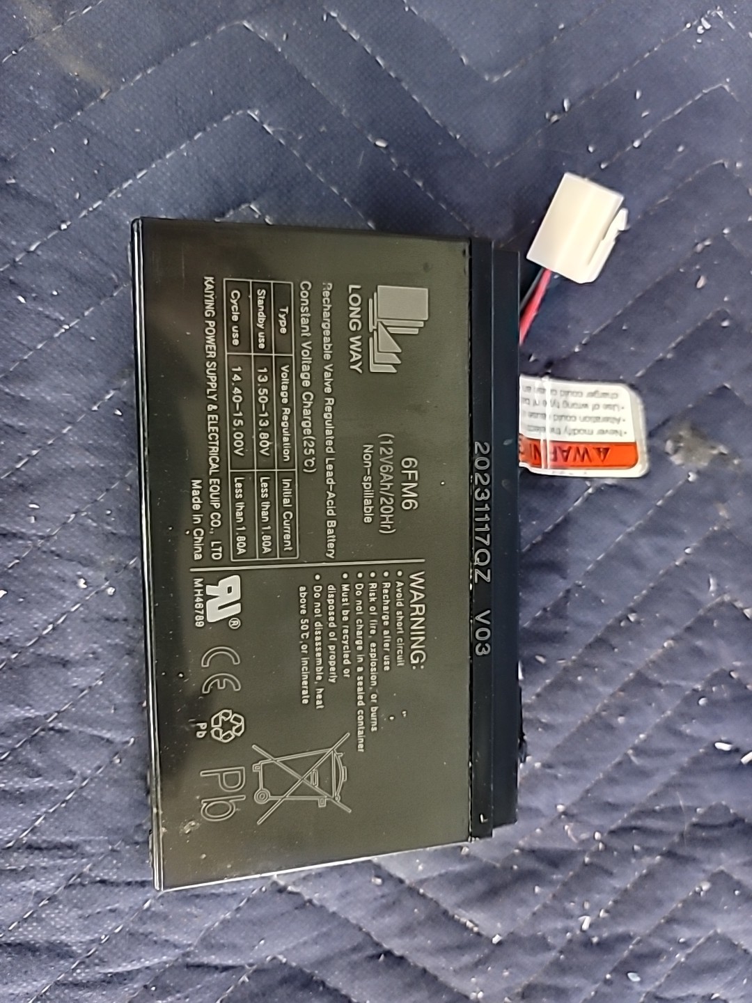 Razor Power Core E100 Electric Scooter Replacement Battery Kit 12V 6AH SLA AGM