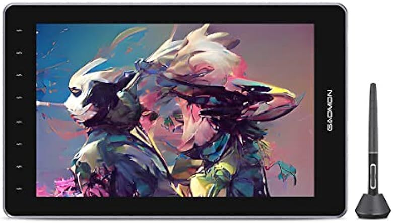 Refurbished GAOMON PD1610 2.5K QHD Full-Laminated Pen Display Graphics Tablet