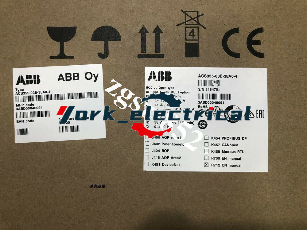 1PC New ABB ACS355-03E-38A0-4 ACS35503E38A04 Inverter Expeidted Shipping DHL