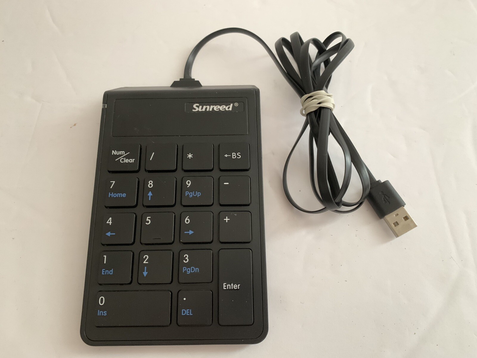 SUNREED SKB886S WIred SLIM Black USB NUMERIC UNIVERSAL KEYPAD