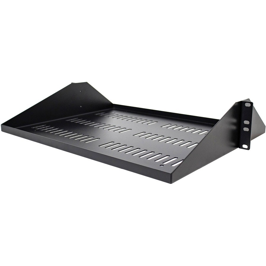 StarTech 2U Vented Server Rack Shelf - Center Mount Fixed 14" Deep Cantilever
