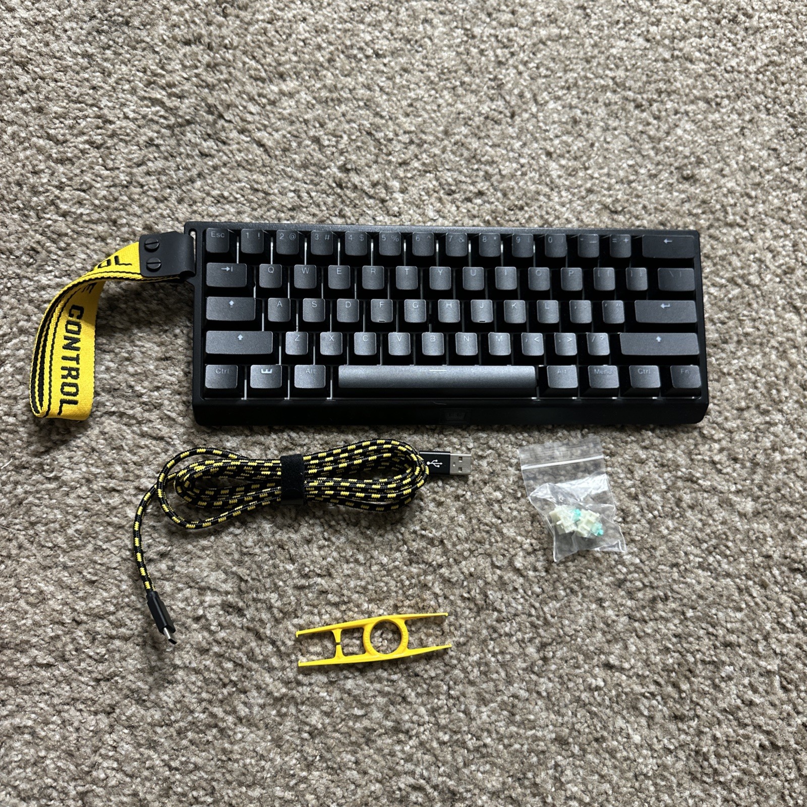 Wooting 60HE+ W05T011 Wired Gaming Keyboard Black Tested Works
