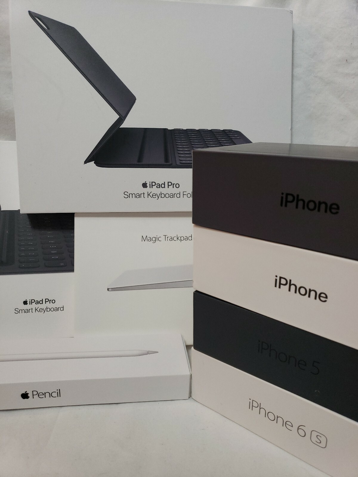 iPhone iPencil Apple EMPTY Box Lot Magic Keypad Pro NO iPhone NO iPad Electronic