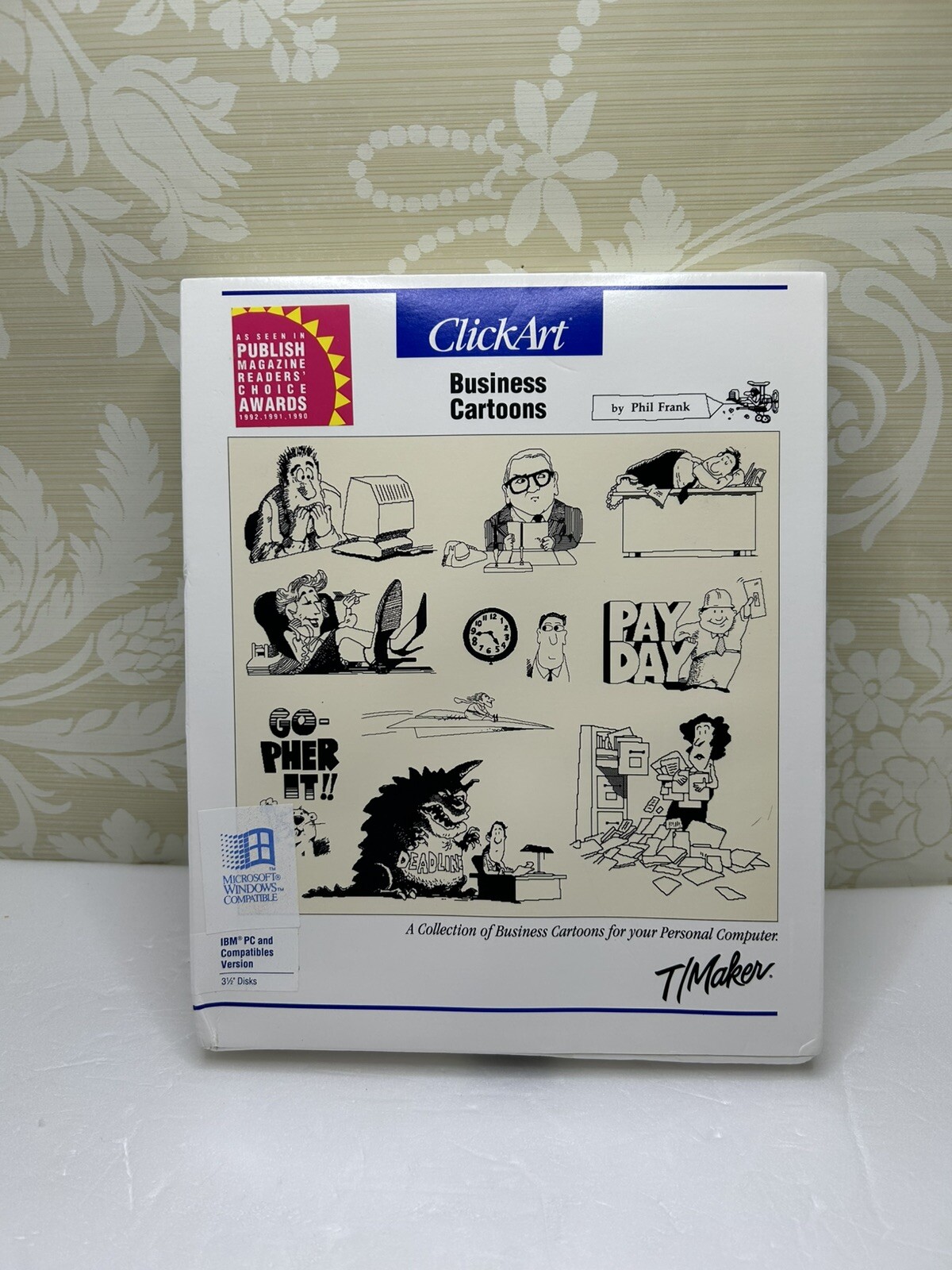 Click art Business Cartoon Disks￼