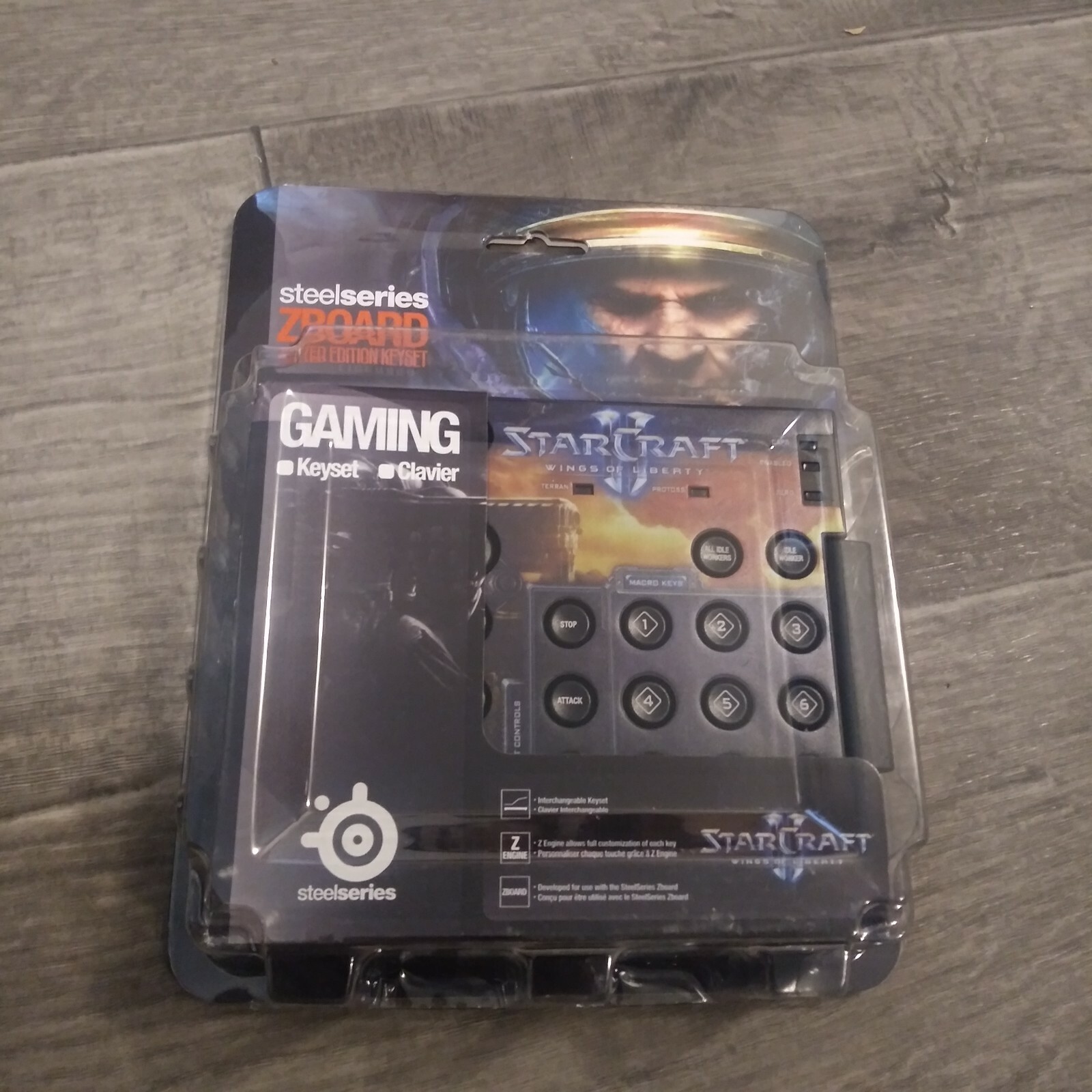 Starcraft II Gaming Folding Keyboard Steelseries Zboard Keyset Ideazon 68035 USB