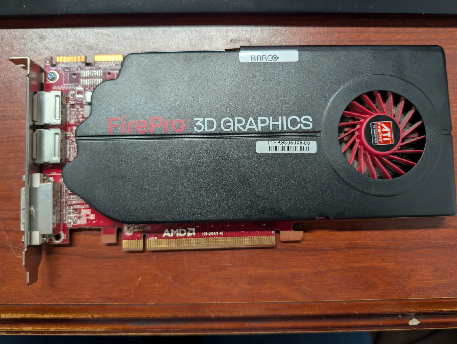 Barco MXRT-5400 ATI FirePro 1GB GDDR5 PCI Express x16 Medical Graphics Card DP