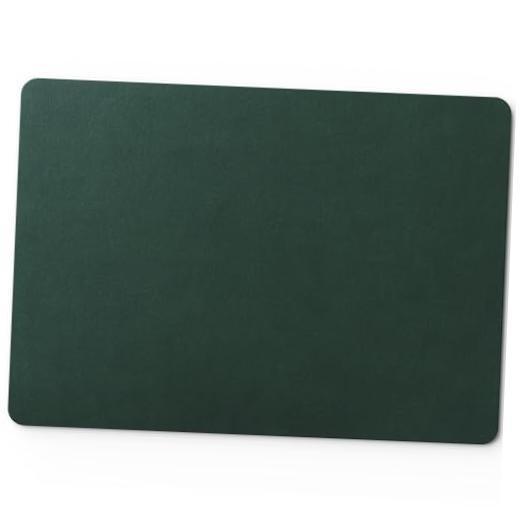 Leather Desk Blotter Pad 17 x 12 Inches, Flat, Non-Slip, 17" x 12" Green