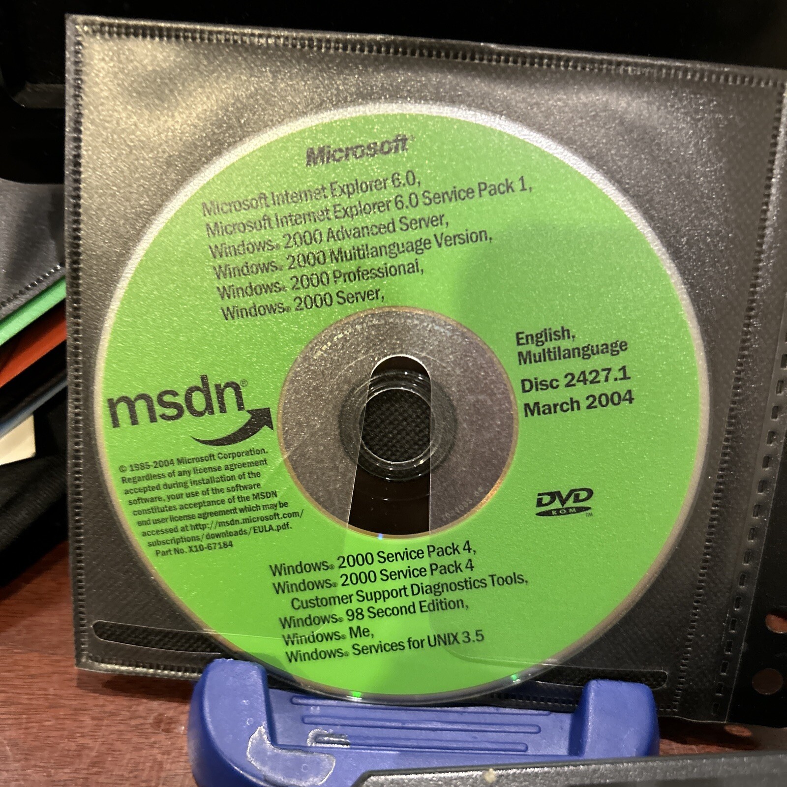 BRAND NEW MSDN  Microsoft Windows 2000 Adv/Pro/Server/98/ Me/UNIX 3.5/ More. DVD