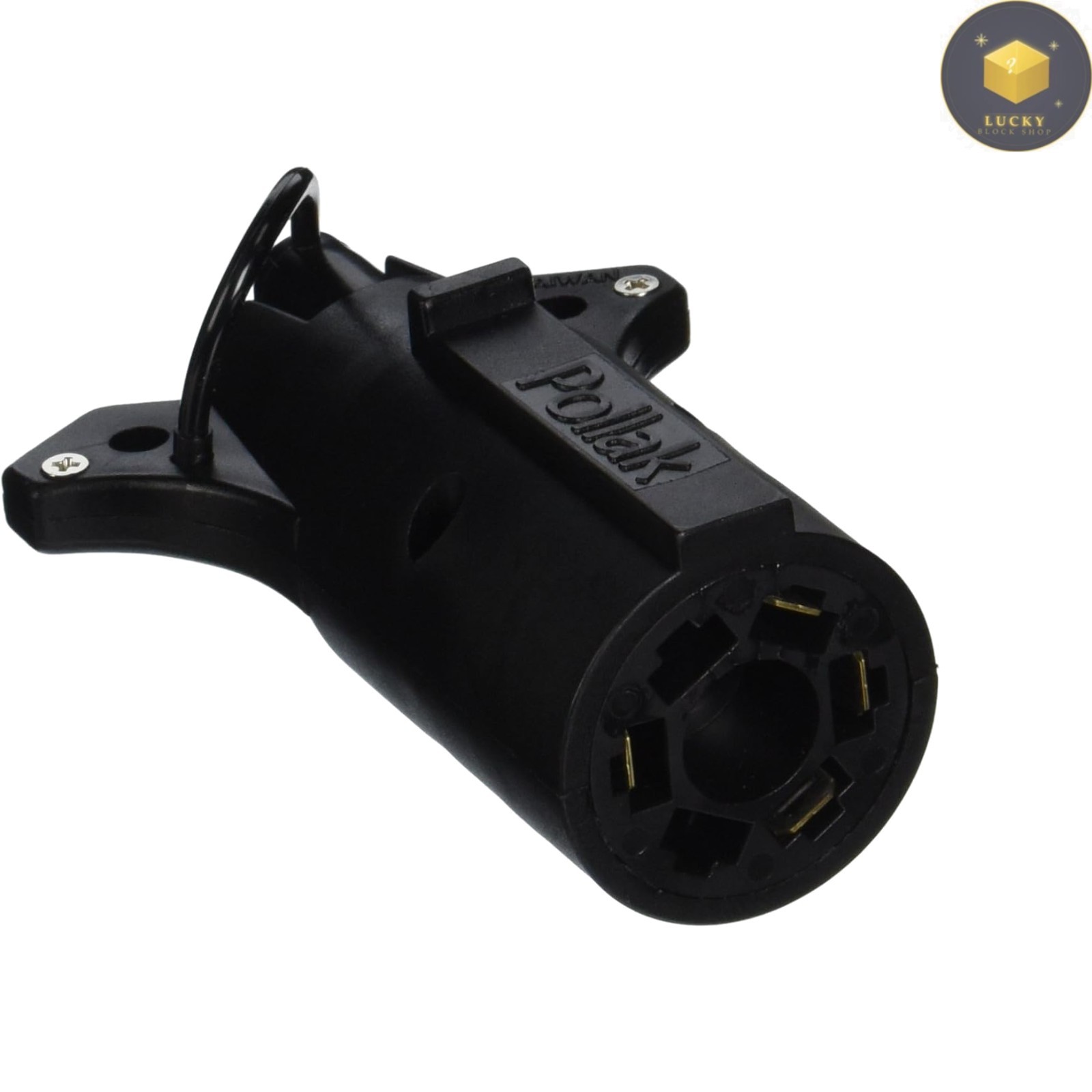 7-Way to 4-Way Adapter with 11 Versatile Ports - Matte Black Universal Fit