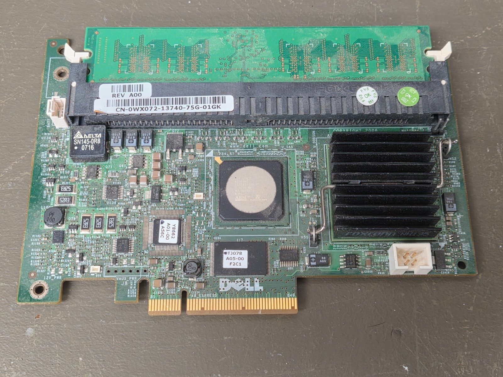 Dell PowerEdge 2950 SAS RAID Controller Card 0WX072  UNTESTED    RL245