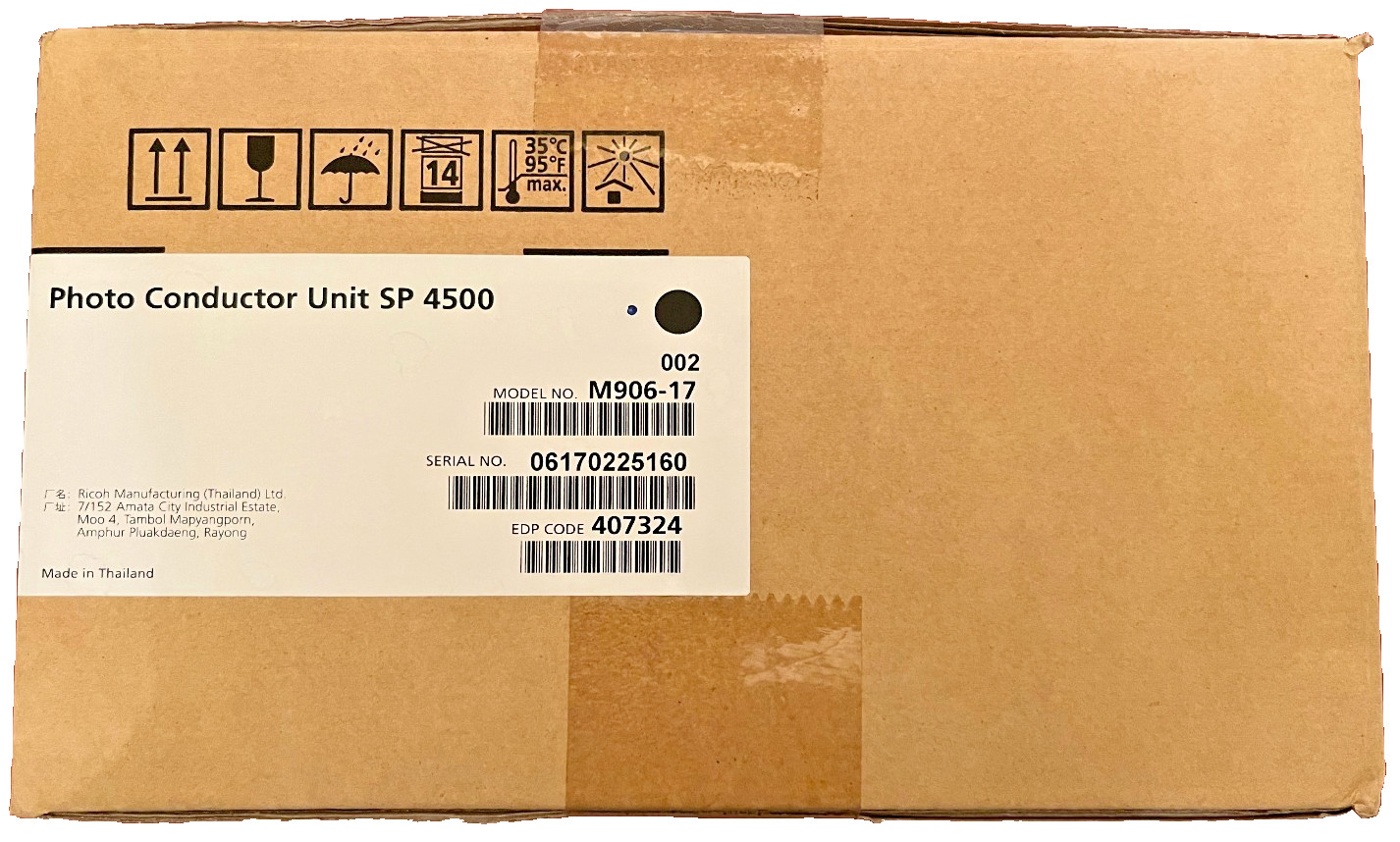 NEW Genuine Ricoh Photo Conductor Unit SP 4500 Drum Unit 407324