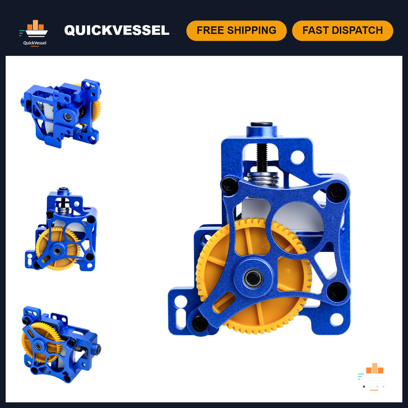 CNC Metal Extruder Upgrade Kit for 3D Printers X1C, X1E, P1P, P1S - Enhanced Per