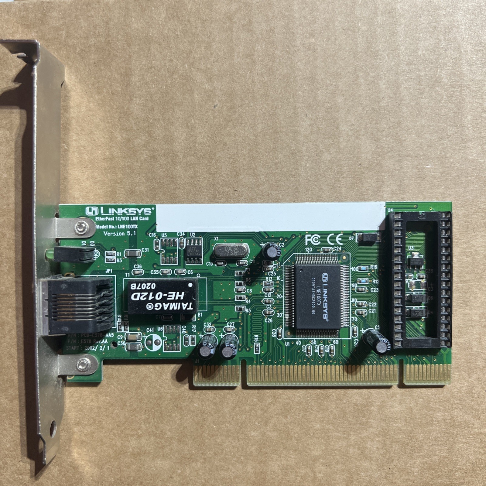 LINKSYS LNE100TX version 5.1