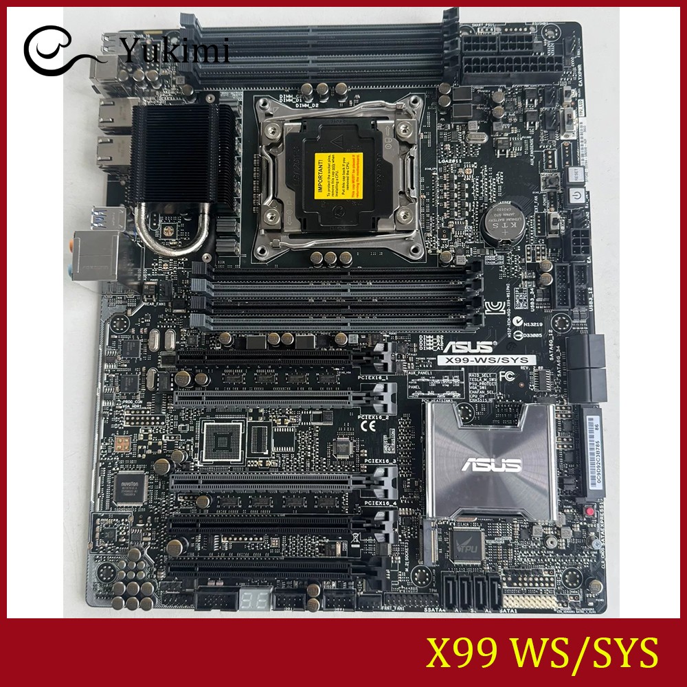 FOR ASUS X99 WS/SYS Ｍotherboard Test OK