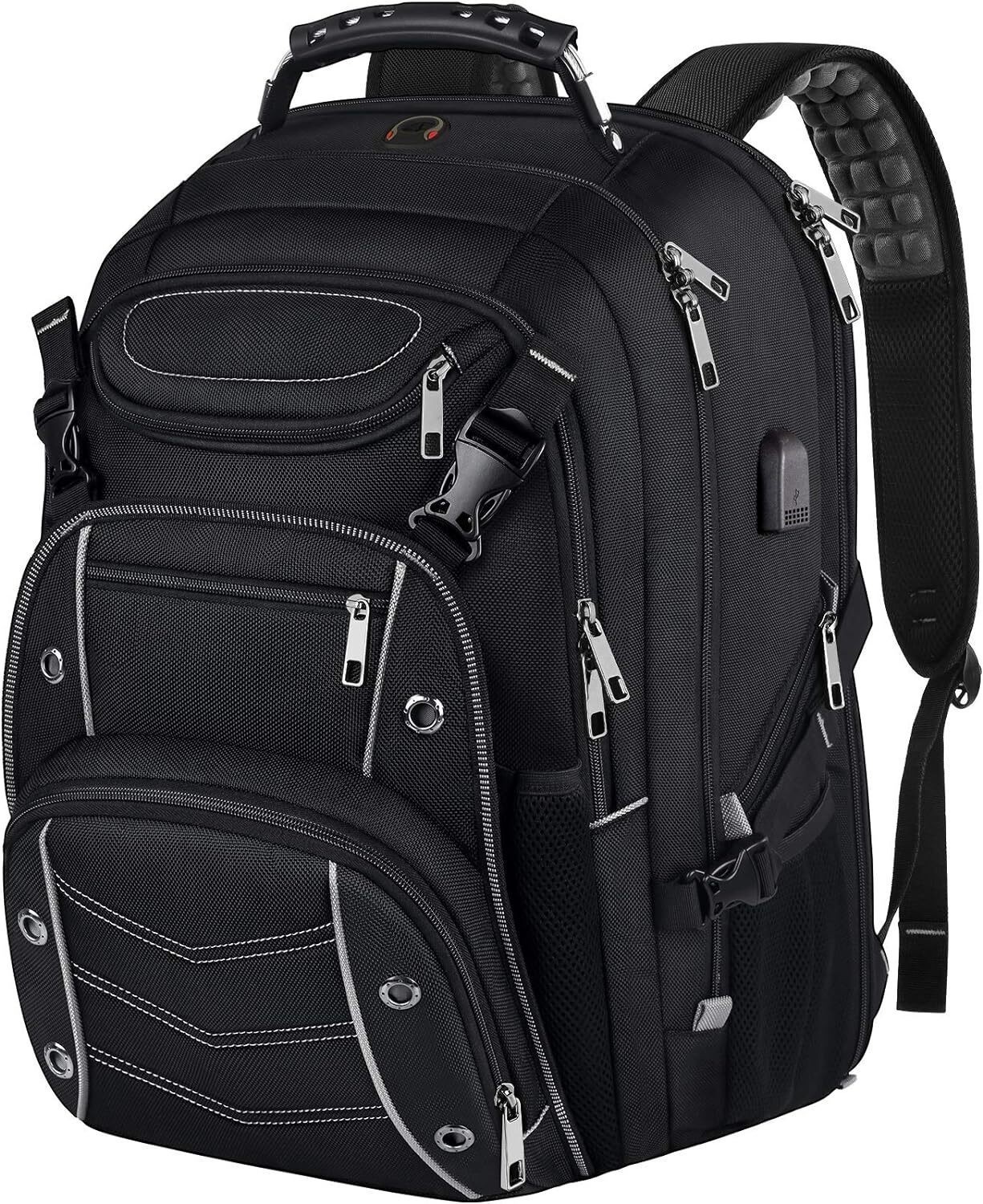 Extra Large Backpack 60L Capacity Fits 15.6-19" Laptops Sport Multi-Compartment