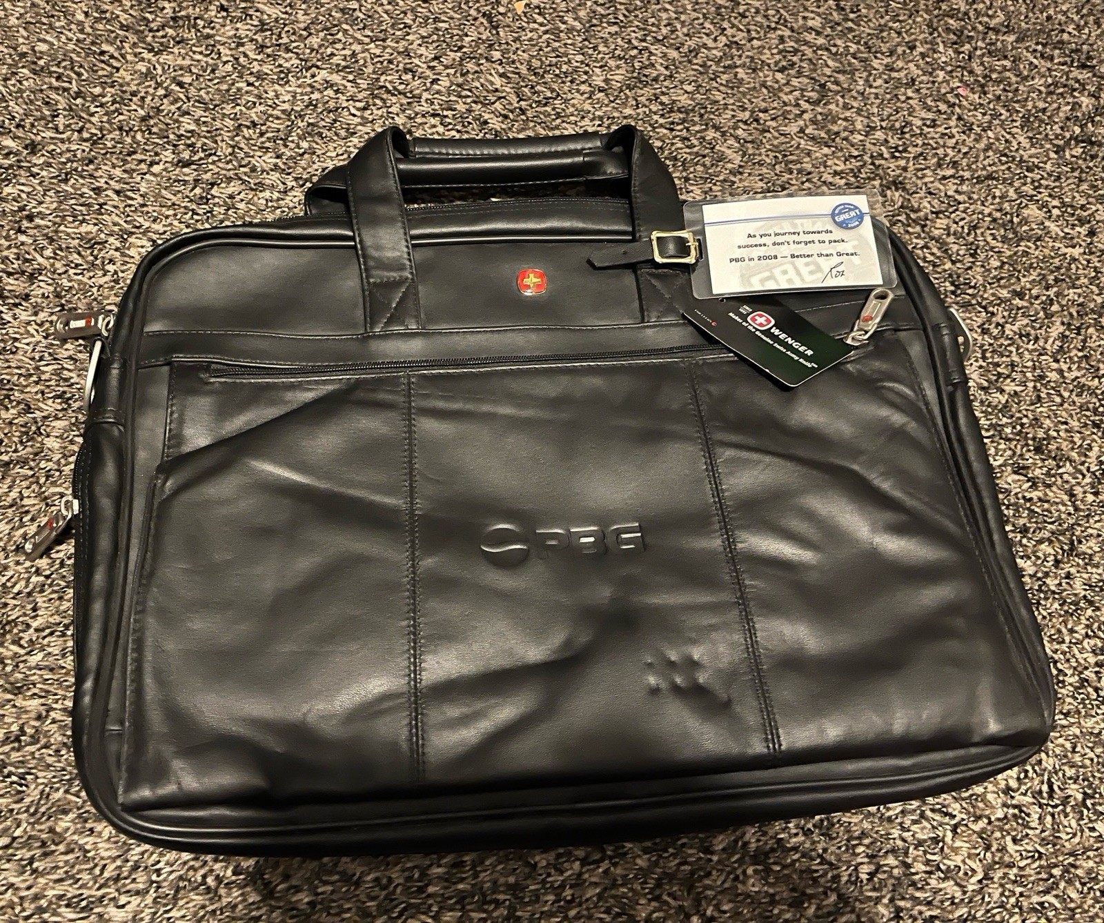 PBG In 2008 Latop Breifcase Wenger Swiss. New With Tags