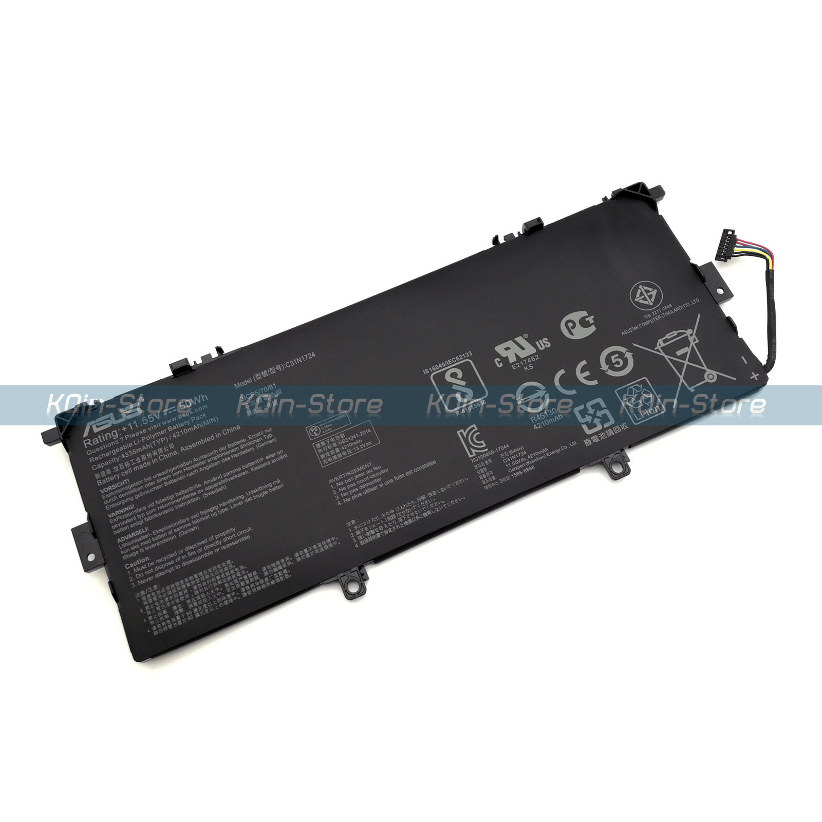 New Genuine C31N1724 50Wh Battery for Asus ZenBook 13 UX331FAL UX331UAL U3100FAL