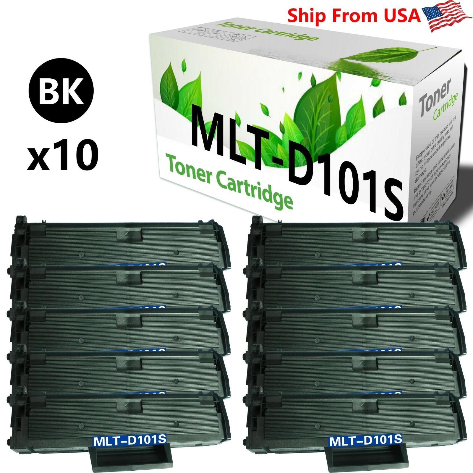 10PK MLT-D101S Toner Cartridge for ML-2160 SCX-3400 SCX-3405FW