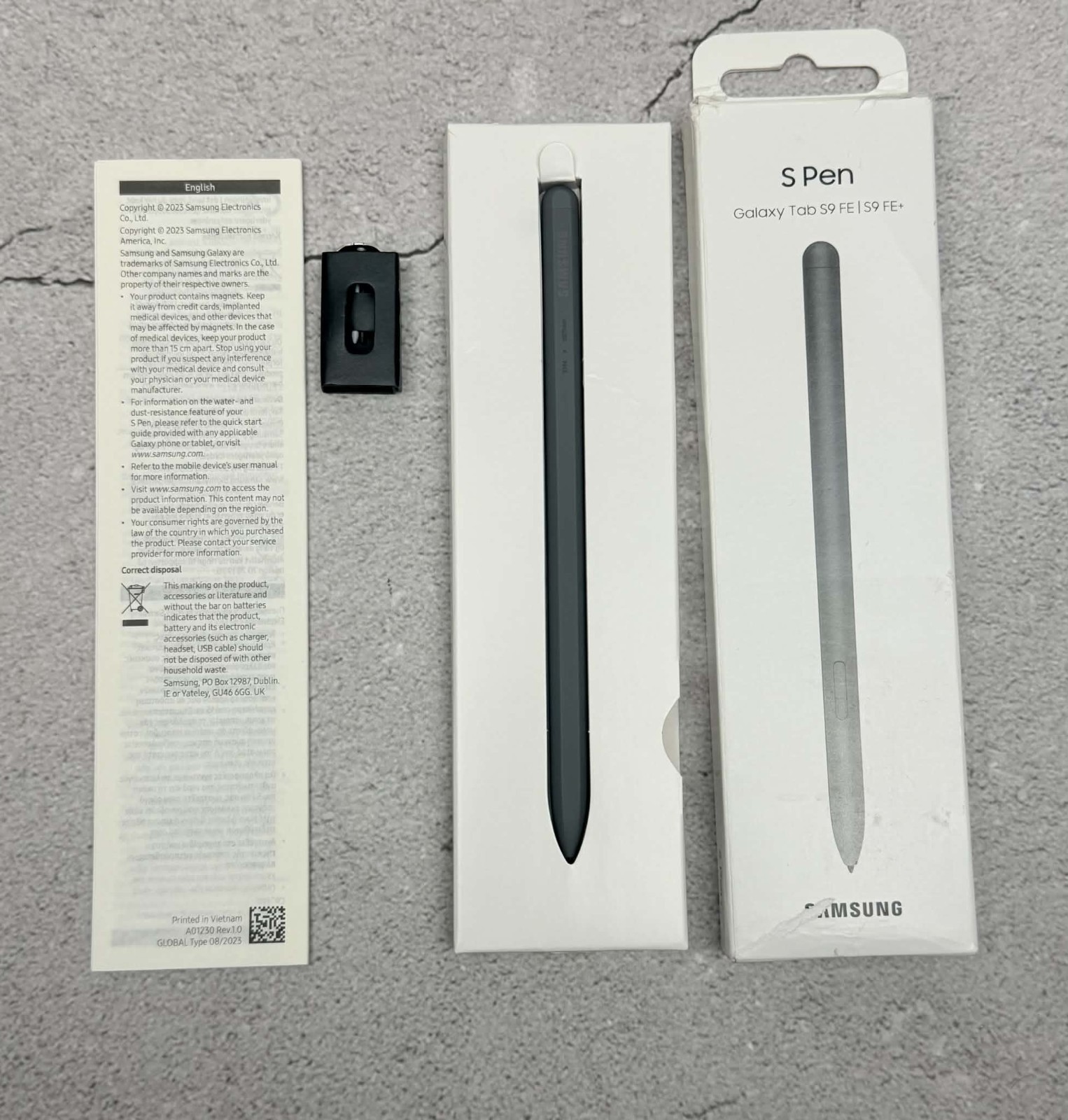 Samsung Galaxy Official S Pen for Tab S10 FE/FE+, S9 FE/FE+, Grey