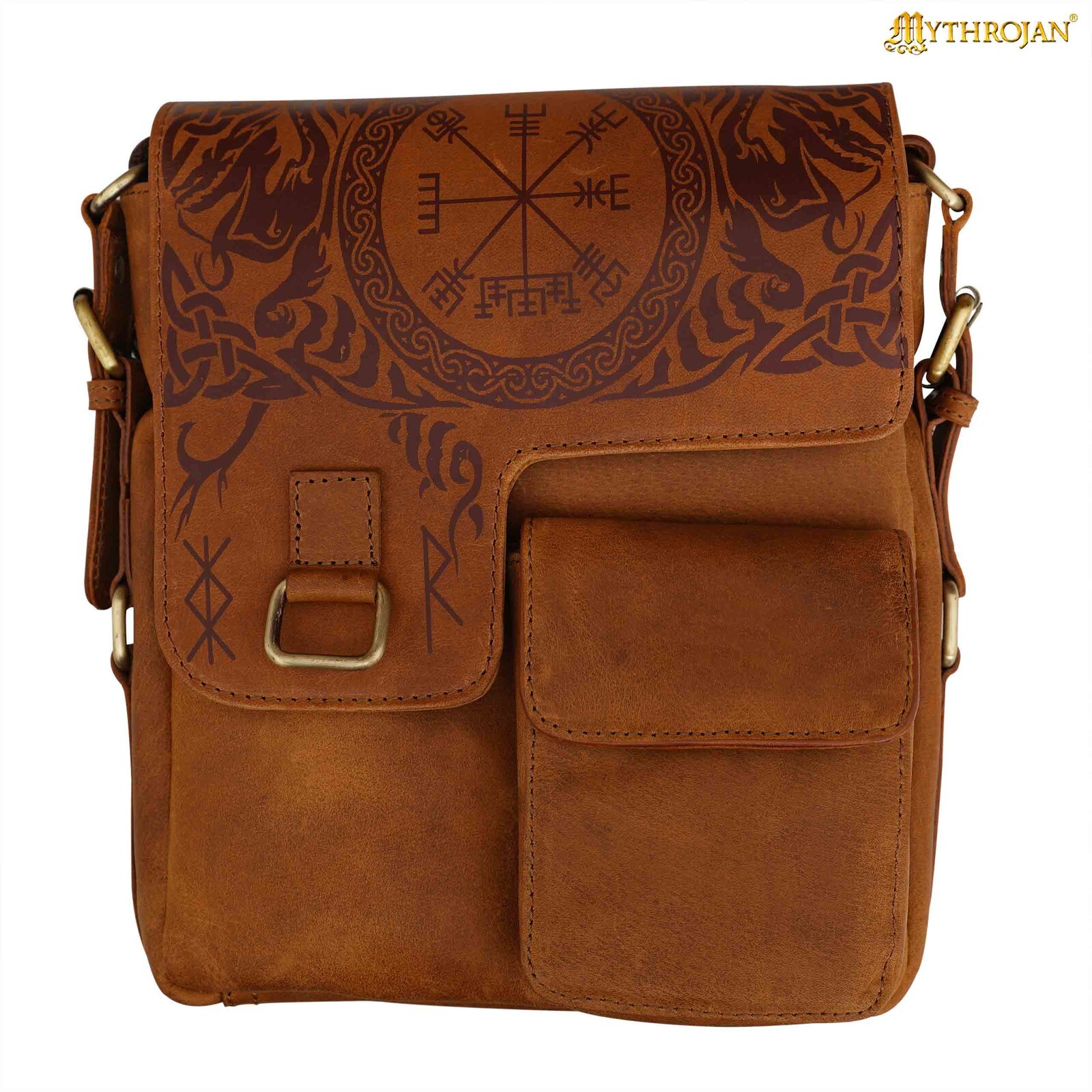 Laptop Bag Case for iPad Tablet Genuine Leather Shoulder Bag Crossbody Satchel