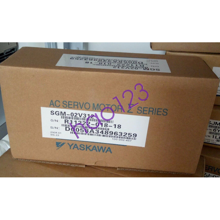 ONE YASKAWA AC SERVO MOTOR SGM-02V312 NEW DHL/FedEx