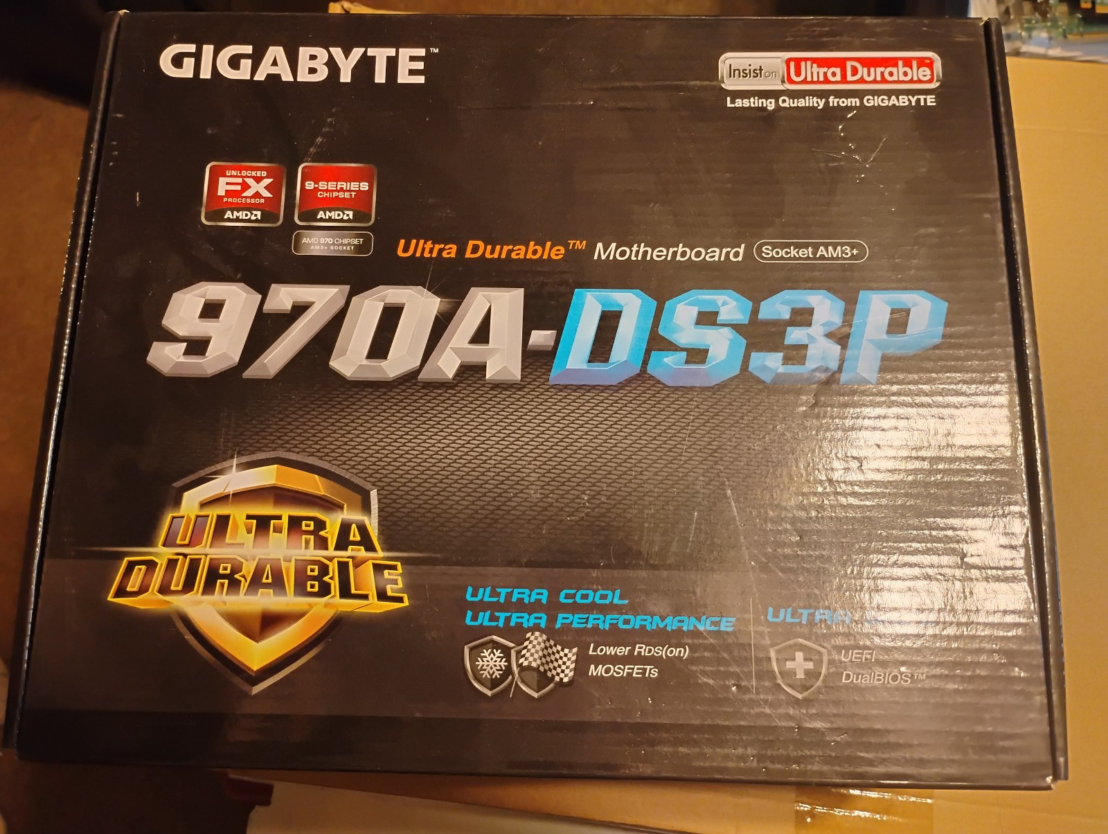 Gigabyte GA-970A-DS3P, AM3+, AMD Motherboard