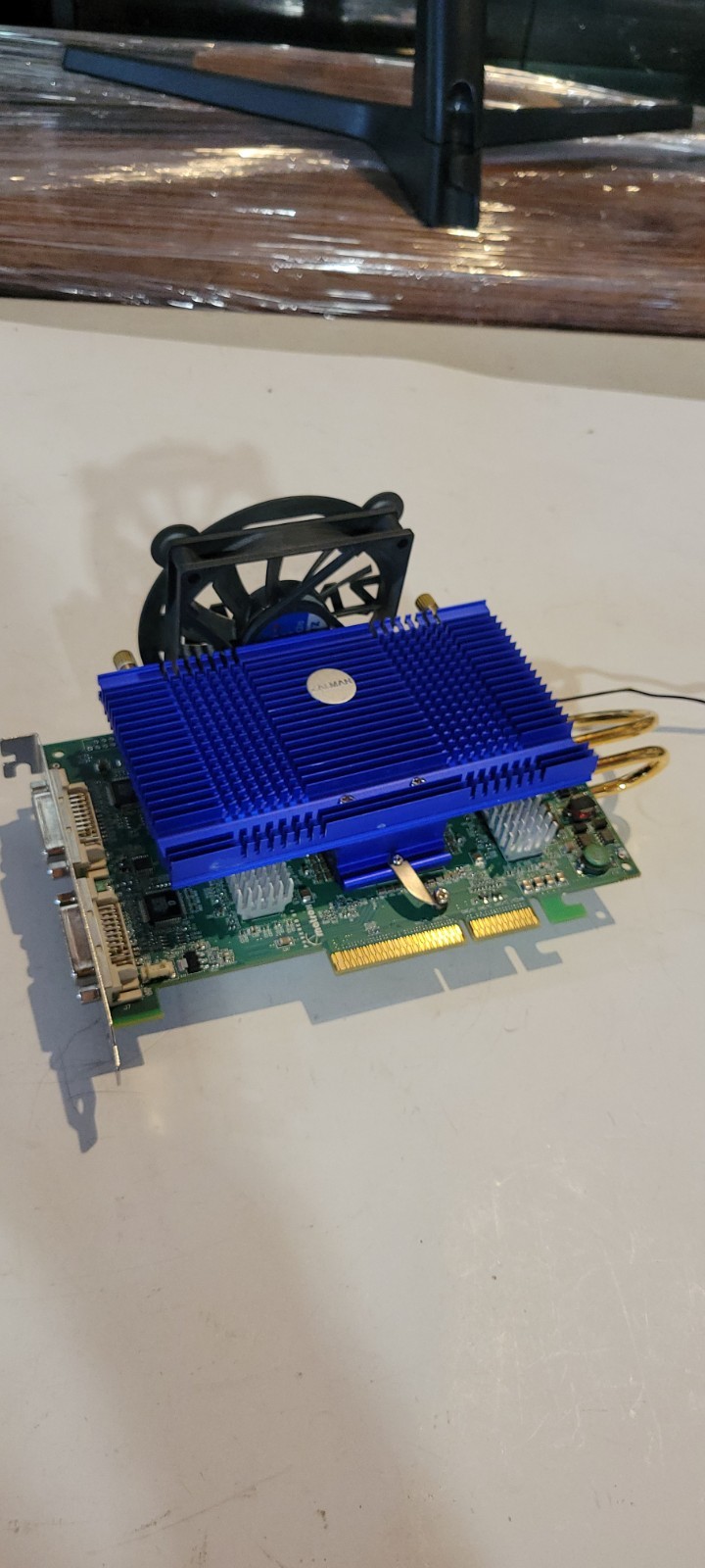 matrox MGI-PH-A8X128 graphics card plus zalman dual heatpipe VGA cooler ZM80D-HP