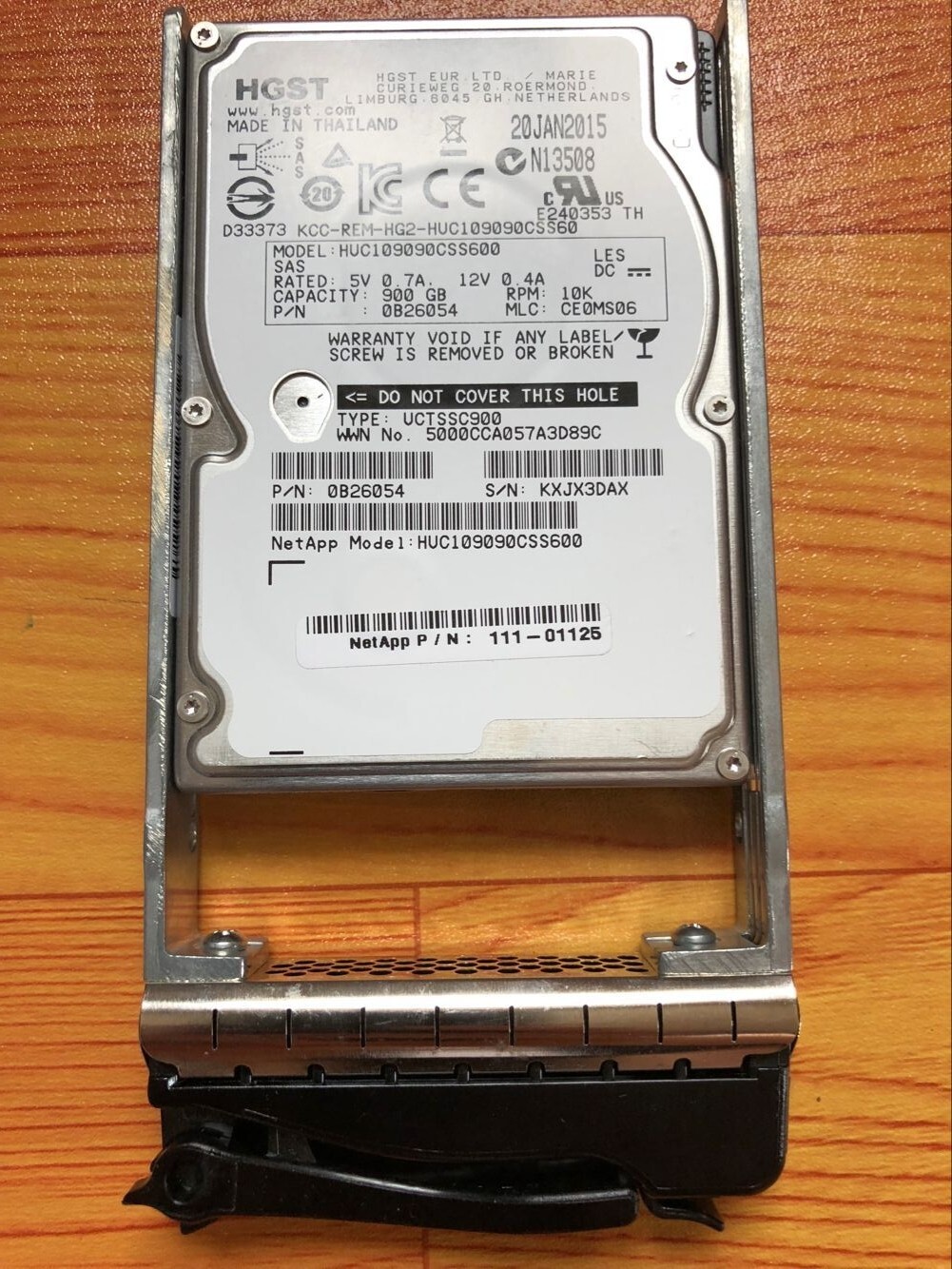 For NETAPP 1.2T E-X4055B-R6 111-01893 1.2TB 10K 2.5" SAS Hard Drive