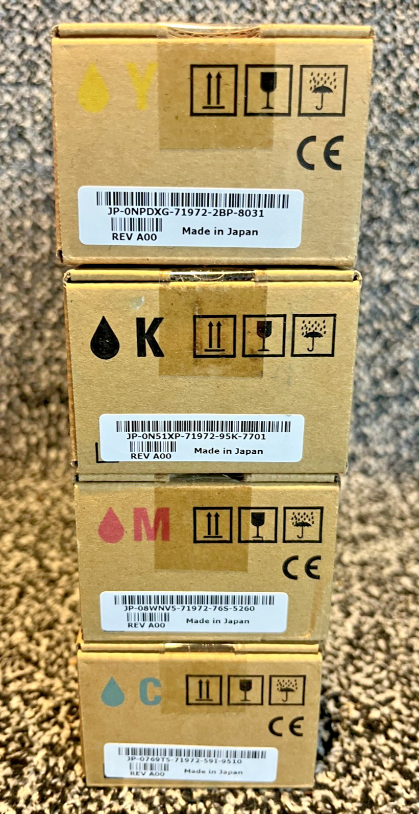 OEM Dell 2150 2155 Toner 4 Color Full Set N51XP 769T5 8WNV5 NPDXG CMYK SEALED