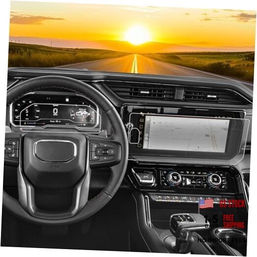 (3Pack) Anti Glare Matte GMC Sierra Denali Screen Protector Kit for 2022-2026