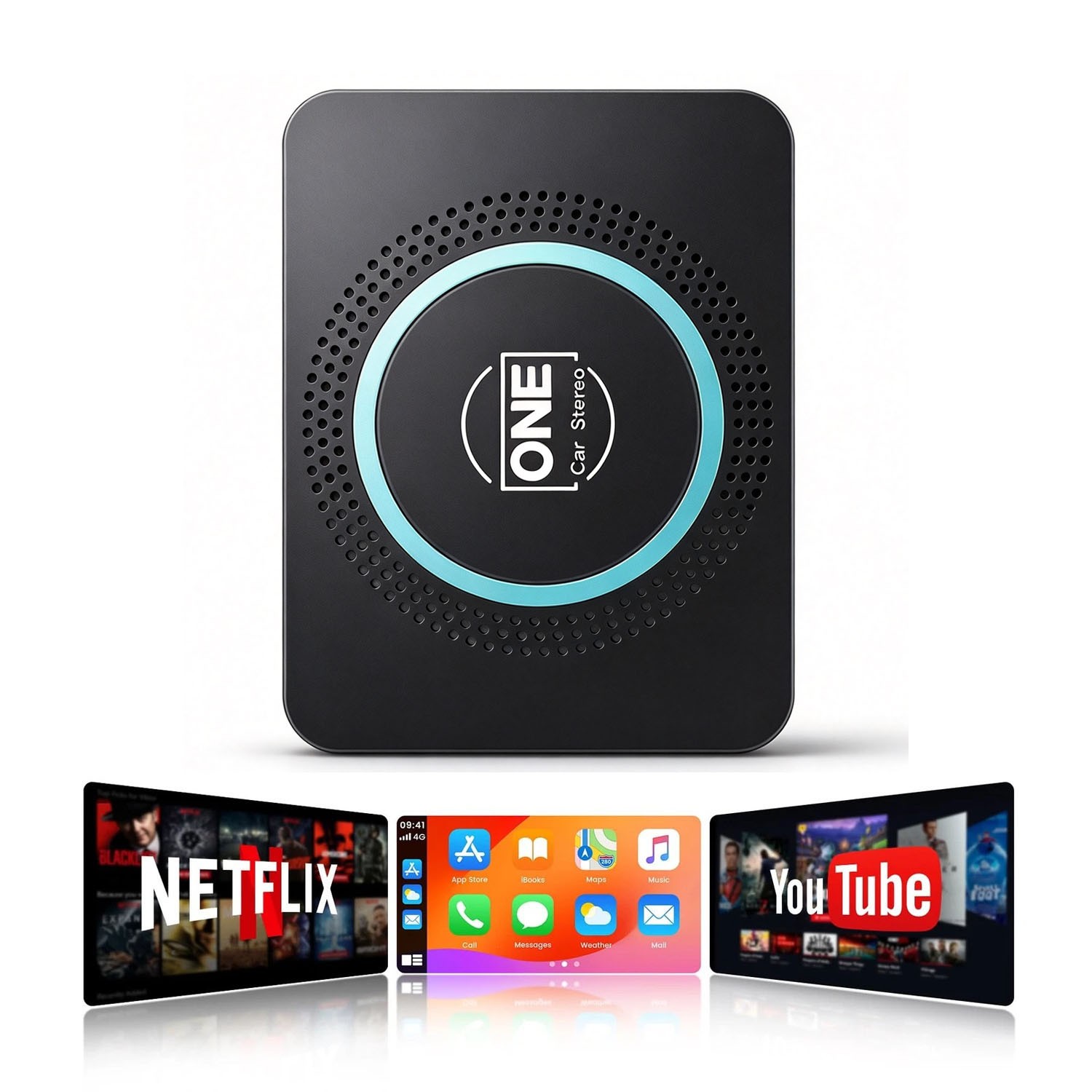 Magic Ai Box Wireless CarPlay Android Adapter For YouTube Netflix Video 4+64GB