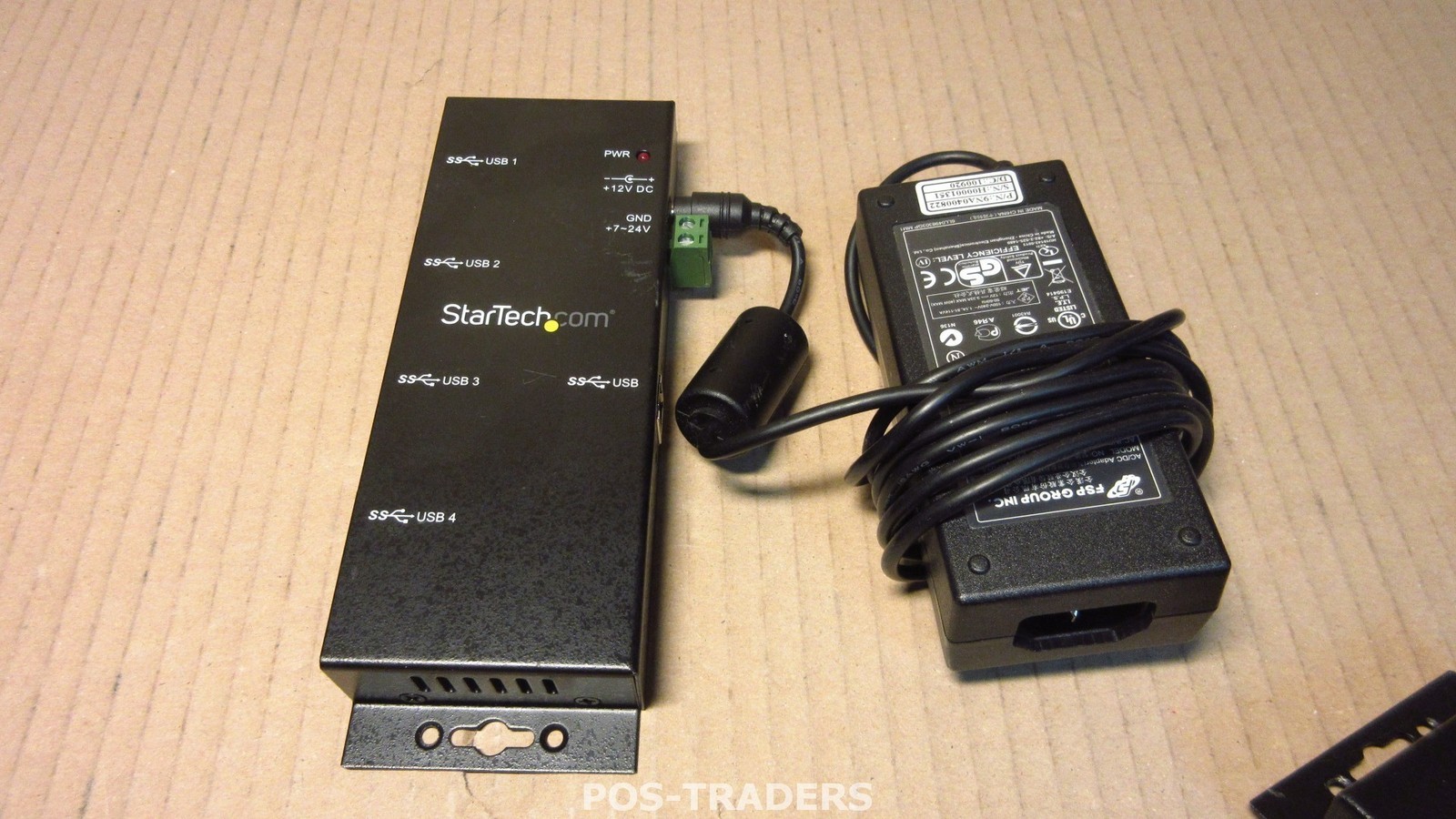 StarTech 4 Port Industrial USB 3.0 Hub Mountable Rugged Hub ST4300USBM INCL PSU
