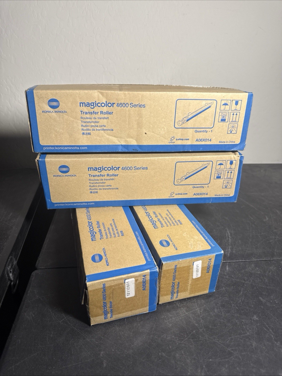 Konica Minolta A06X014 Transfer Roller w/Ozone Filter bizhub C20 Lot Of 4 Read