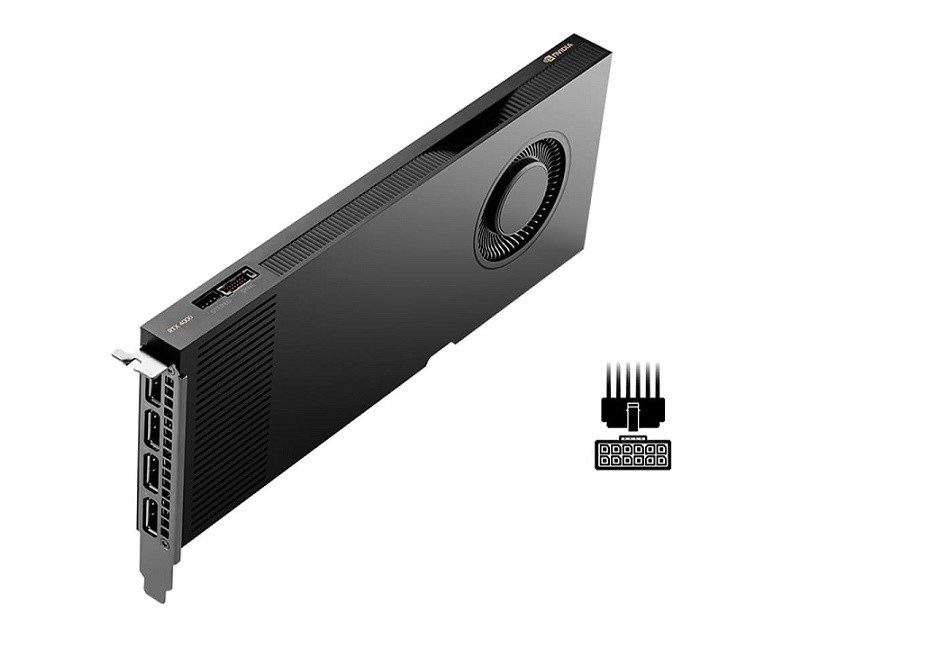 20GB PNY Rtx 4000 Ada Quadro 4x DP PCI-E 4.0 x16 Card VCNRTX4000ADA-PB