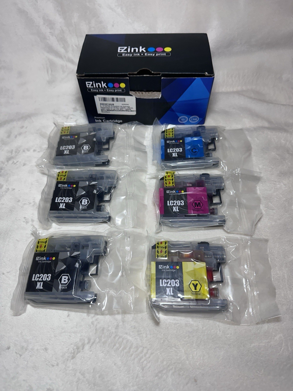 E-Z Ink LC203 Compatible Ink Cartridges 6pk Replacement for Brother LC203XL L...