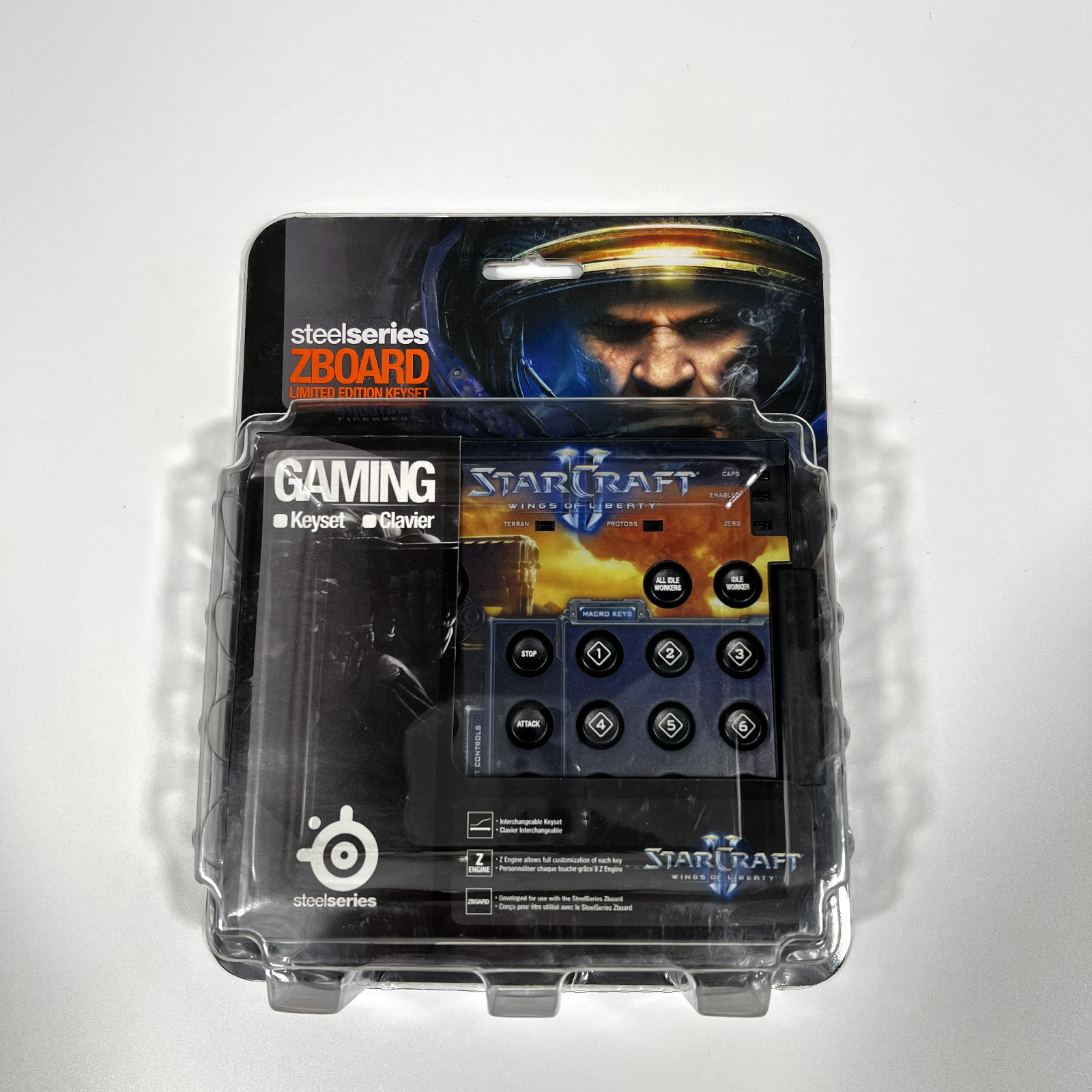 SteelSeries Z Board - Limited Edition Keyset- StarCraft 2 - New Sealed