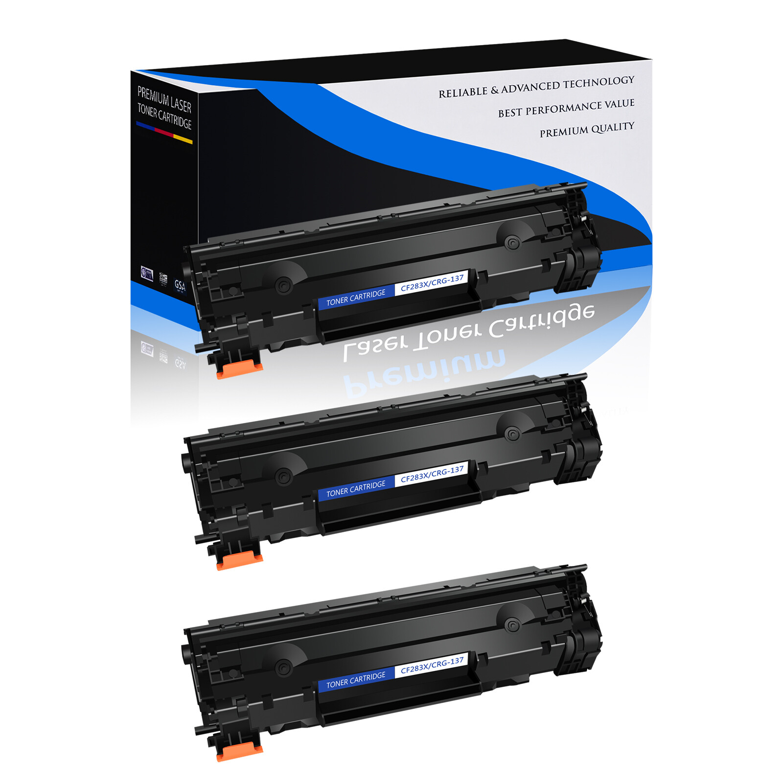3PK CRG137 Toner Cartridge For Canon ImageClass MF229dw MF236n MF247dw MF249dw