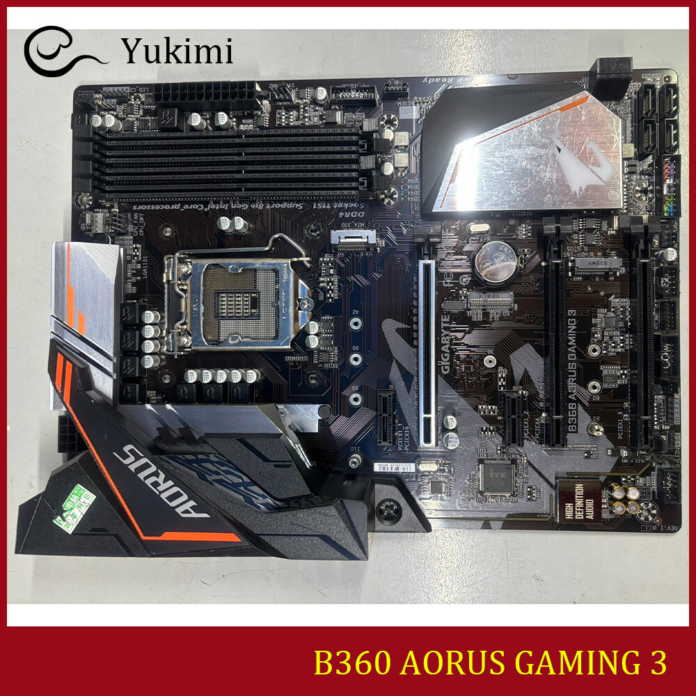 FOR GIGABYTE B360 AORUS GAMING 3 DDR4*4 LGA1151 64GB ATX Motherboard Test OK