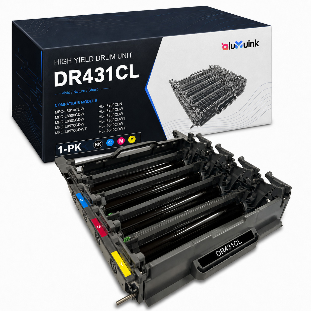 DR431CL Drum replacement for HL-L8360CDW HL-L8360CDWT DCP-L8410CDW MFC-L8610CDW