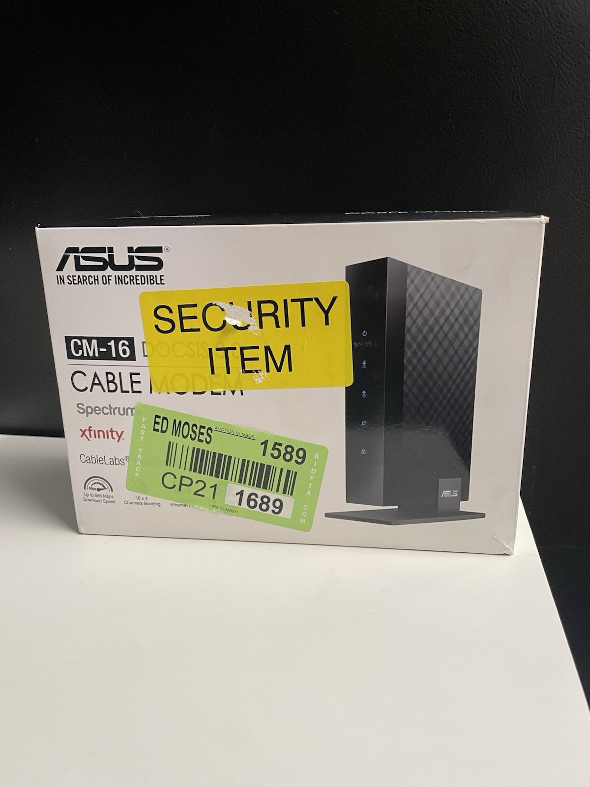 Asus CM-16 DOCSIS 3.0 Cable Modem Gigabit LAN 686Mbps New Spectrum Or Xfinity