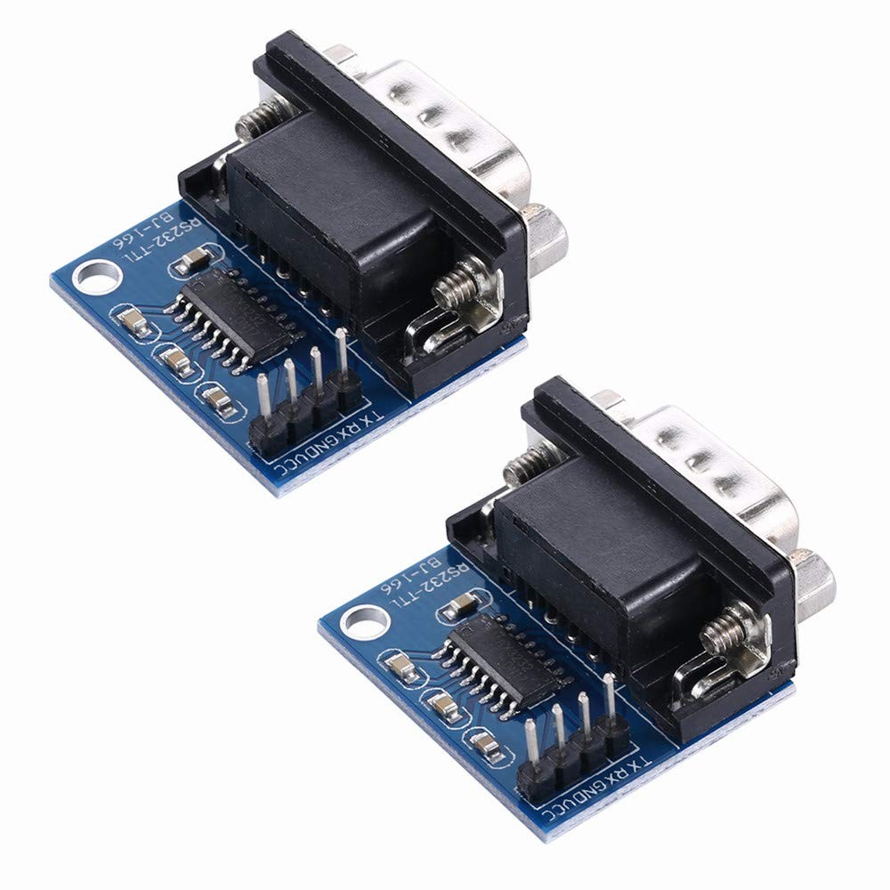 MAX3232 3.3V To 5V DB9 Male RS232 Serial TTL Converter Module 2 PCS