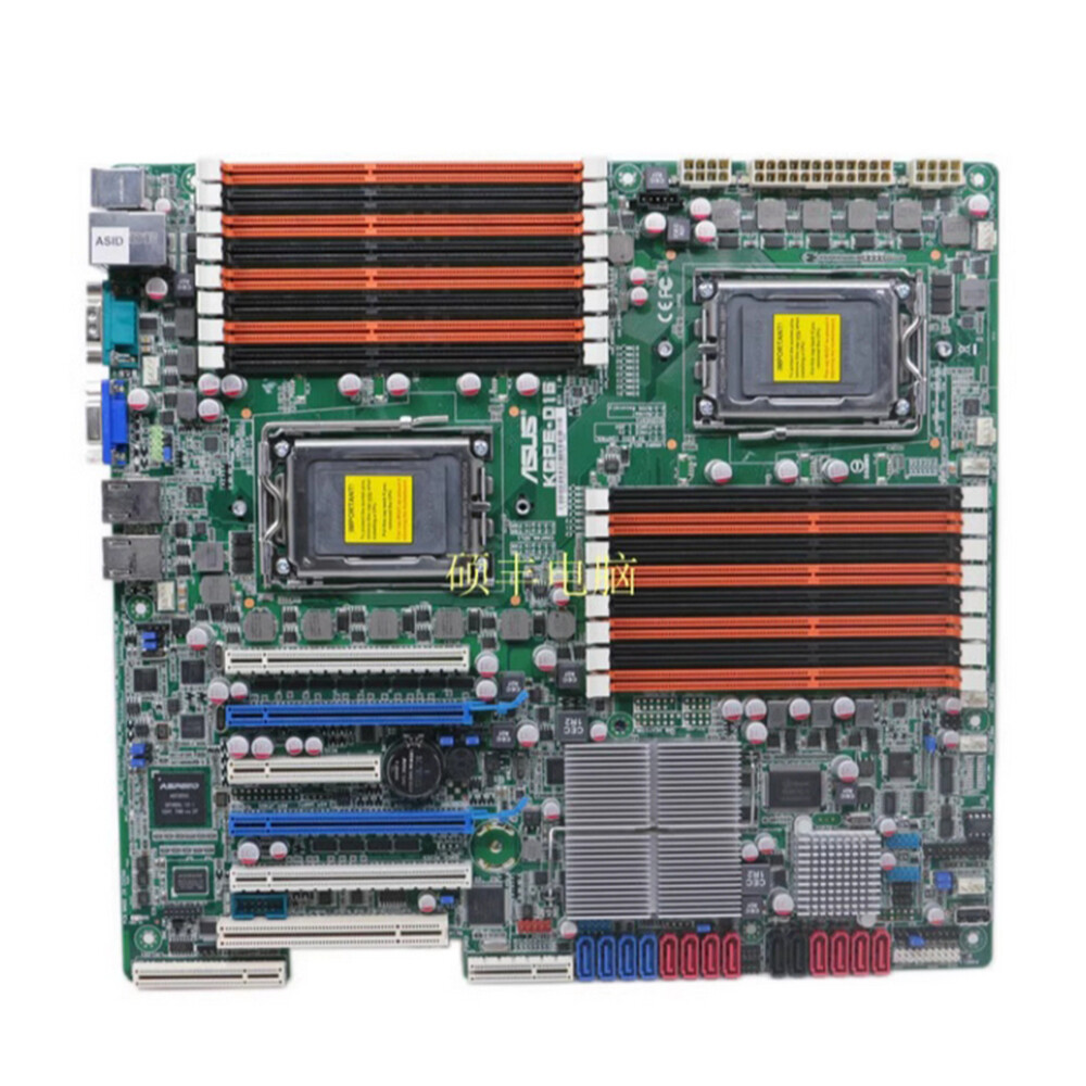 For ASUS KGPE-D16 Server Motherboard AMD G34 Support Opteron 6100 6200 6300 Test