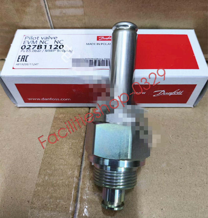1pcs Danfoss ICS Electromagnetic Pilot Valve Series EVM NC 027B1120 DHL/FedEx