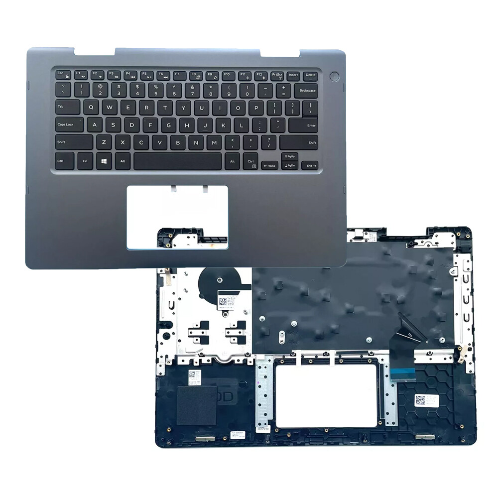 New Palmrest Upper Case Keyboard For Dell Inspiron 14 5481 0XHYYJ XHYYJ